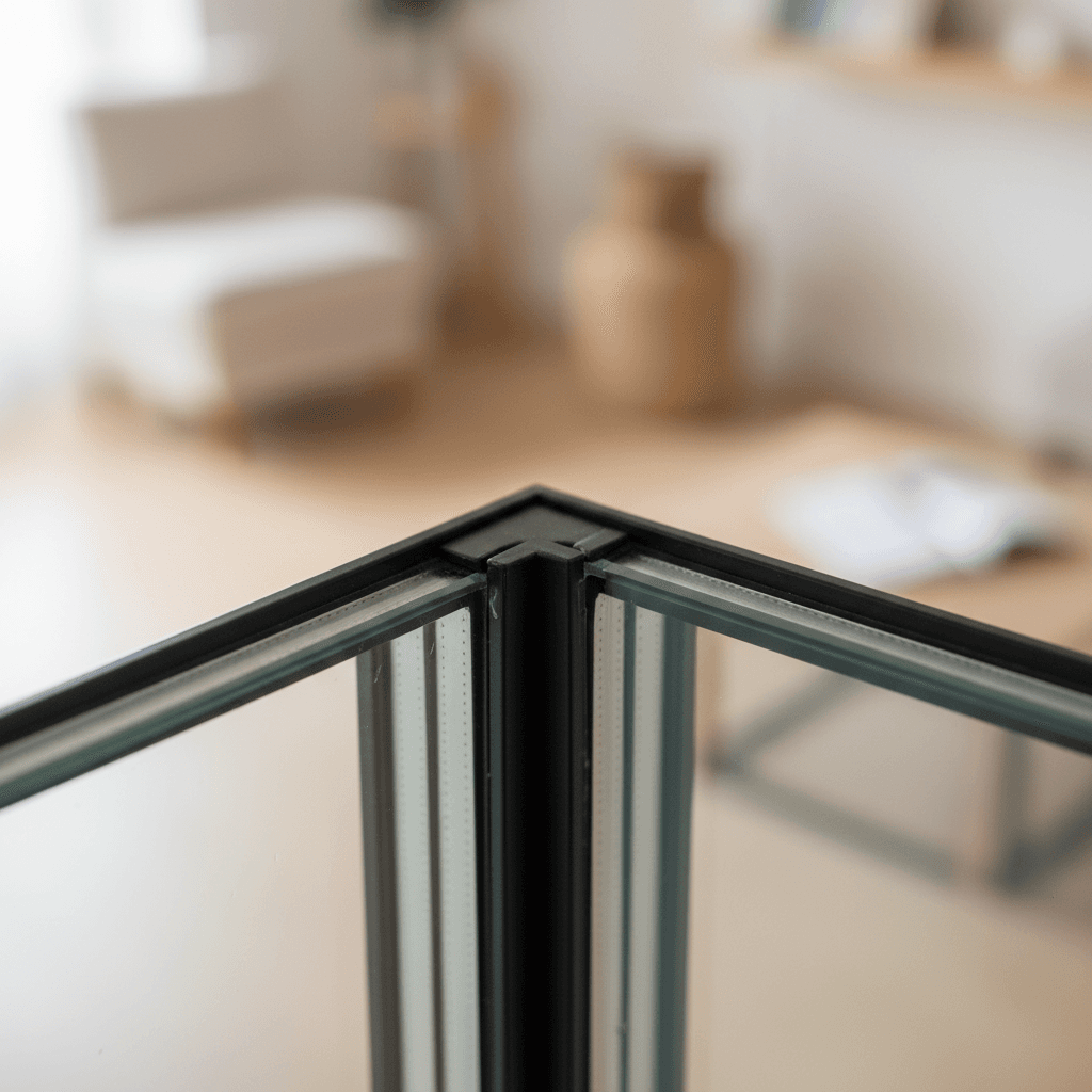 Freshly cleaned window showing professional results